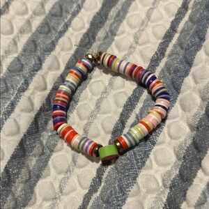 Colorful Kids Beaded Stretch Bracelet - Multicolor